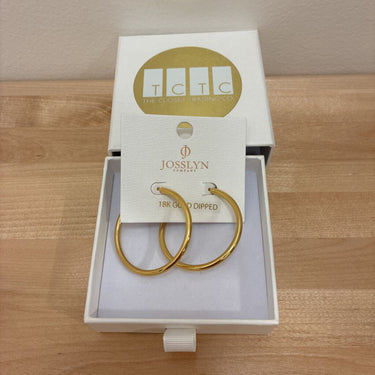 NEW Josslyn Gold Hoop Earrings
