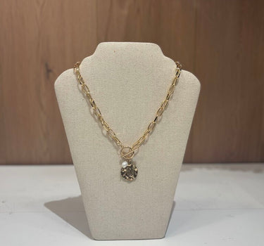 NEW Chain Pearl Drop Necklace