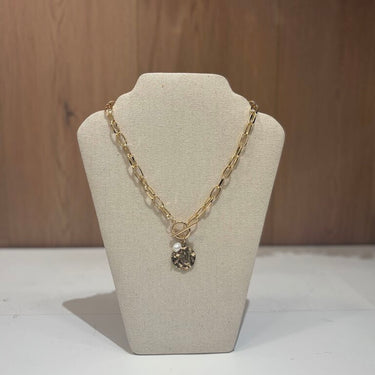 NEW Chain Pearl Drop Necklace
