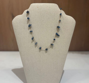 NEW Blue Stone Crystal Necklace