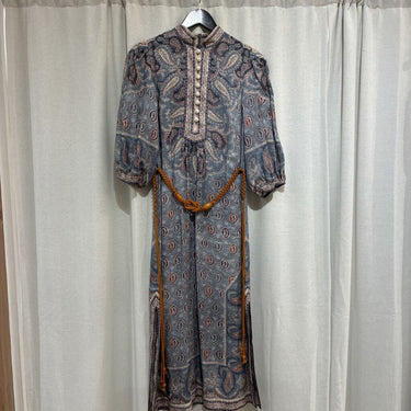 Zimmerman Linen Paisley Dress- Size 0
