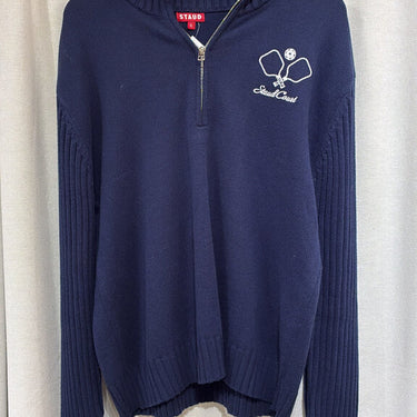 Staud Court Half zip Sweater