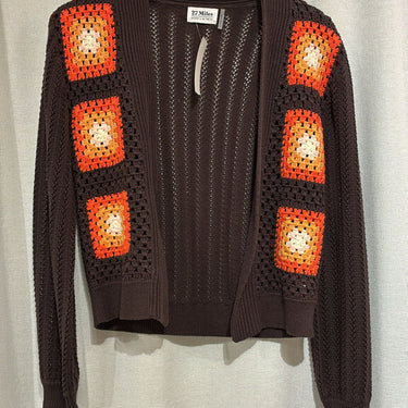 27 MILES Knit Patch Work Sweater