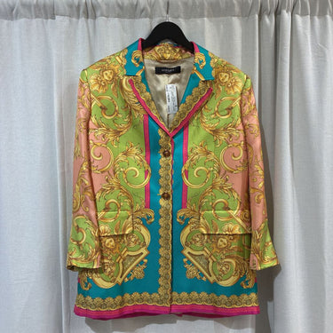 Versace Printed Baroque Blazer - Size 48