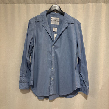 Frank & Eileen Chambray Button Up - Size XL