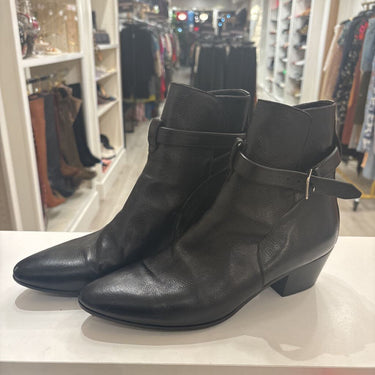 Saint Laurent Leather Booties- Size 39.5
