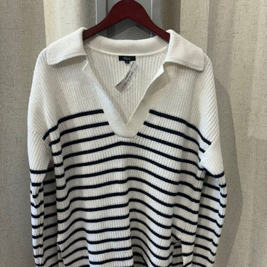 Rails Collared Stripe Sweater