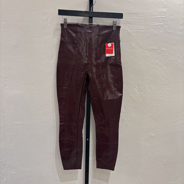Spanx NWT Vegan Leather Leggings - Size Small/ Petite
