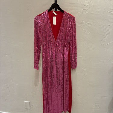 ATTICO Pink Sequin Dress
