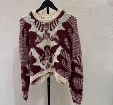 Ba&sh NWT Swirl Knit Sweater