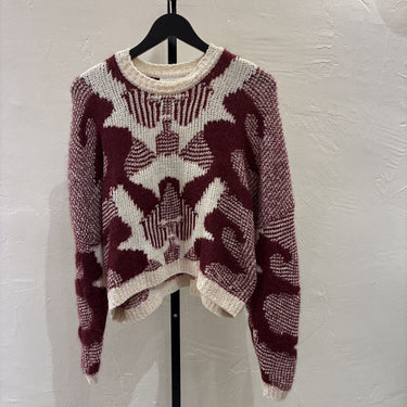 Ba&sh NWT Swirl Knit Sweater