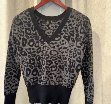 AllSaints Cheetah Print Sweater