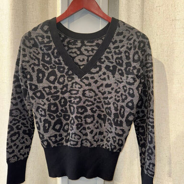 AllSaints Cheetah Print Sweater