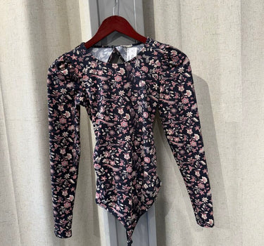 Free People Floral Print Bodysuit