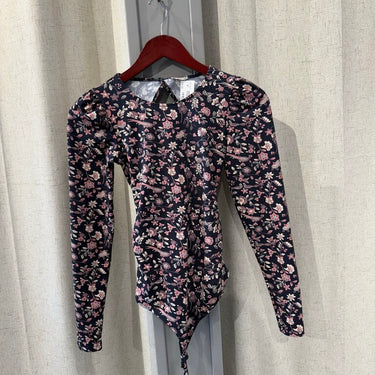 Free People Floral Print Bodysuit