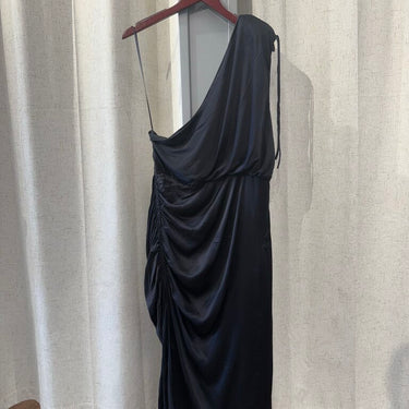 AllSaints Asymmetrical Side Rouched Dress