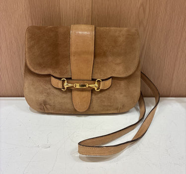 Vintage Gucci Suede Crossbody (As-Is))