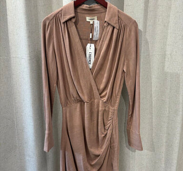 L'Agence NWT Brown Collared Dress