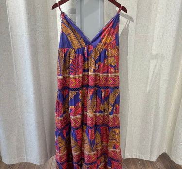 Farm Rio Abstract Print Maxi Dress