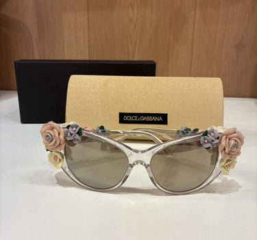 Dolce & Gabbana Flower Framed Sunglasses