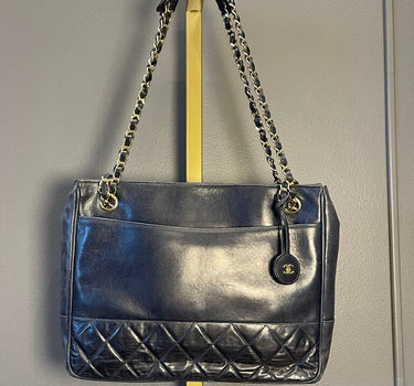 Chanel Vintage Quilted Bottom Shoulder Bag