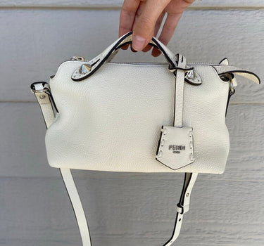 Fendi NWT White Leather Crossbody Bag