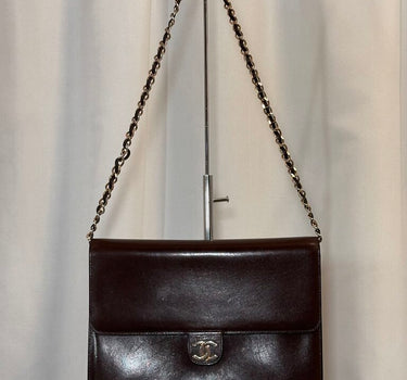 Vintage Chanel Coco Mark Single Flap Shoulder Bag