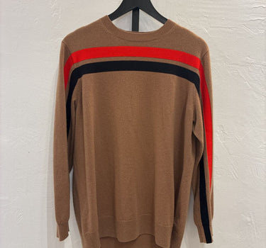 Burberry Cashmere Striped Sweater Size Large