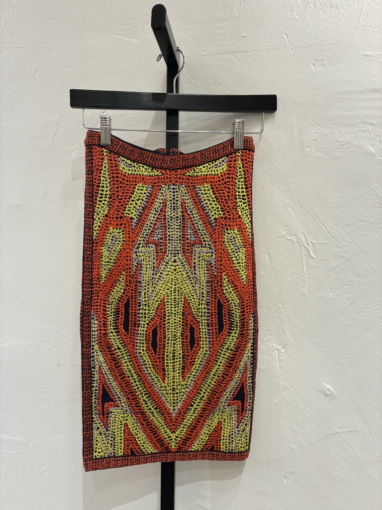 NWT Herve Leger multicolor bandage skirt size XS