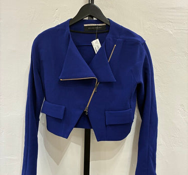 Roland Mouret Cropped Jacket with Gold Detail Size 2