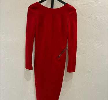 Tom Ford Open-Back Zip Detail Dress Size 36