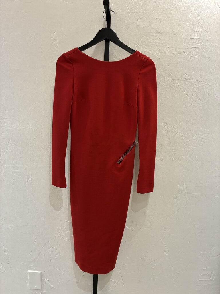 Tom Ford Open-Back Zip Detail Dress Size 36
