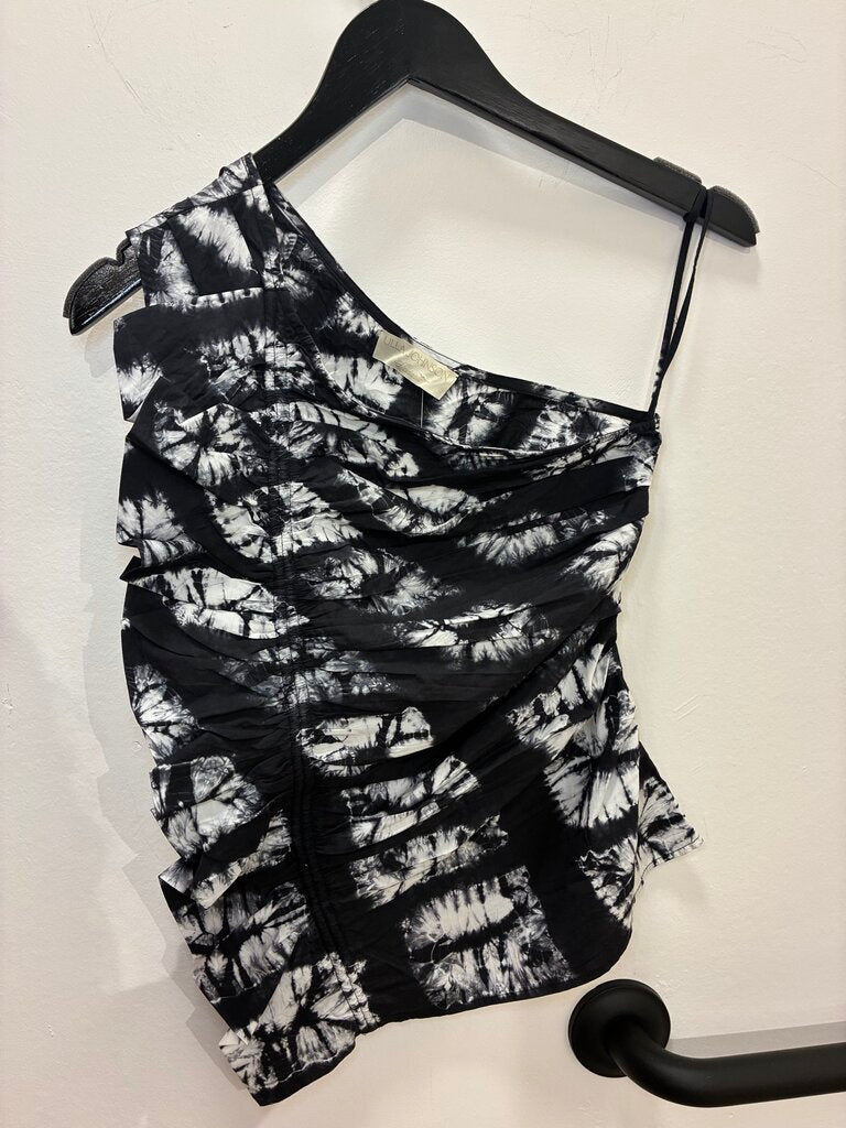 Ulla Johnson One-Shoulder Ruched Top Size 0