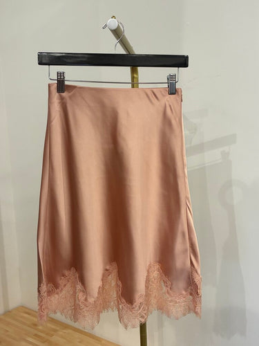Tuckernuck NWT Satin Lace Skirt Size XS