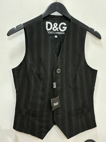 D&G NWT Pinstripe Vest Size 26/40