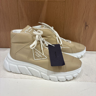 Prada Re-Nylon High-Top Sneakers Size 40