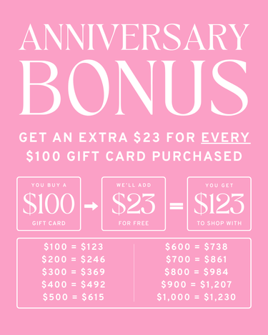 23rd Anniversary Store Credit