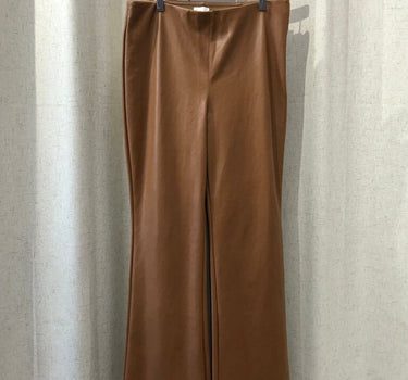Wilfred Brown Faux Leather Pants-10