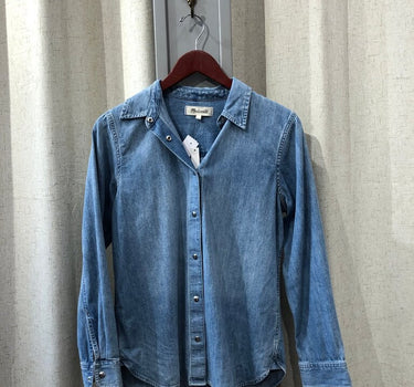 Madewell Denim Button-Up-S
