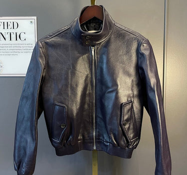 Balenciaga Leather Bomber Jacket