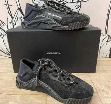 Dolce & Gabbana Black Sneakers lace details