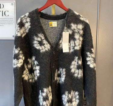 Saint Michael Black and White Pattern Button NWT