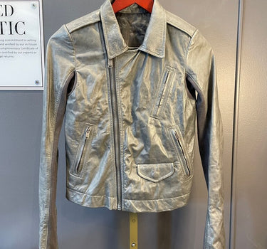 Rick Owens Leather Biker Jacket