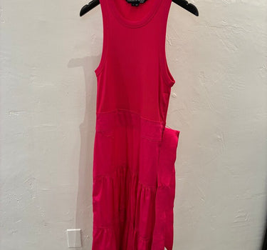 Veronica Beard Pink Tiered Dress Size S