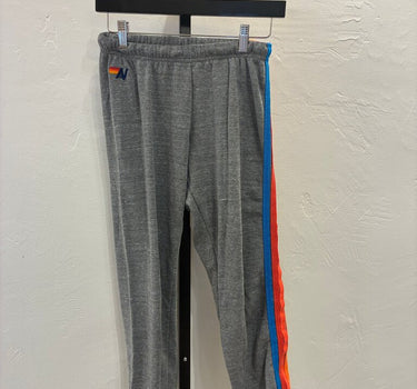 Aviator Nation Jogger Pants with Colorful Side Stripes Size XS