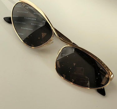 Balenciaga Silver Frame Sunglasses