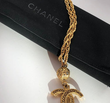 Chanel CC Gold Necklace