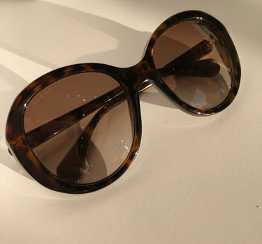 Gucci Oversized Tortoiseshell Sunglasses