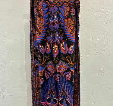 Farm Rio Floral Print Wide Leg Pants Size S