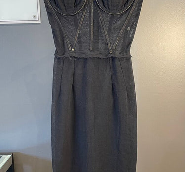 Dolce & Gabbana Strapless Black Dress